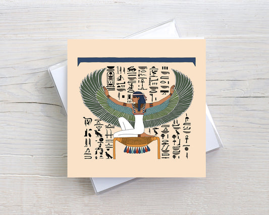 The Winged Goddess Isis Greeting Card