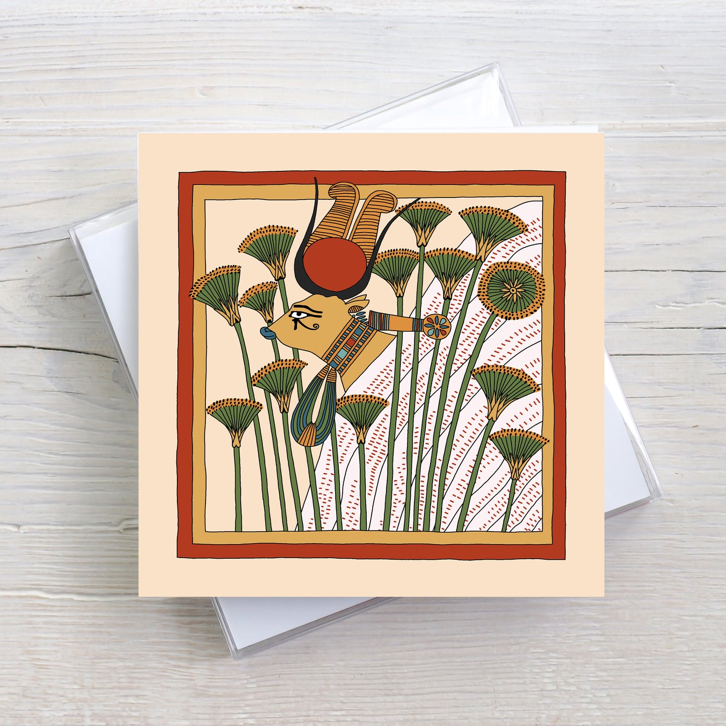 Hathor in the Mountains Greeting Card